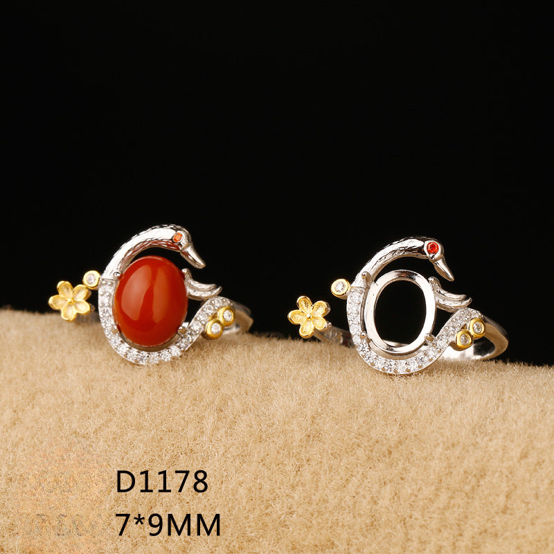 S925 Sterling Silver Ring Holder(D1175 D1177 D1178)