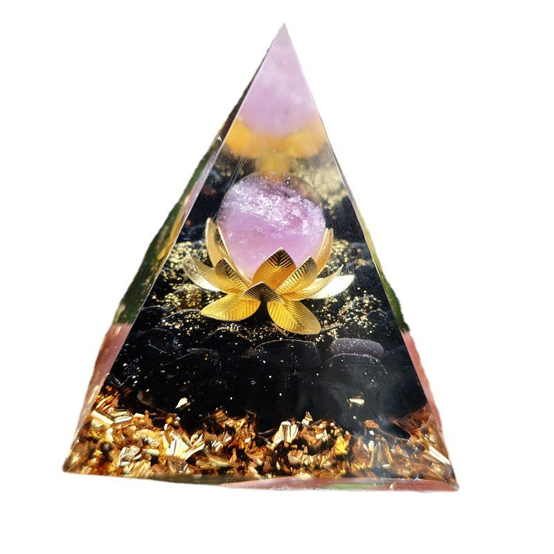 Crystal Pyramid(5CM/6CM)-Lotus