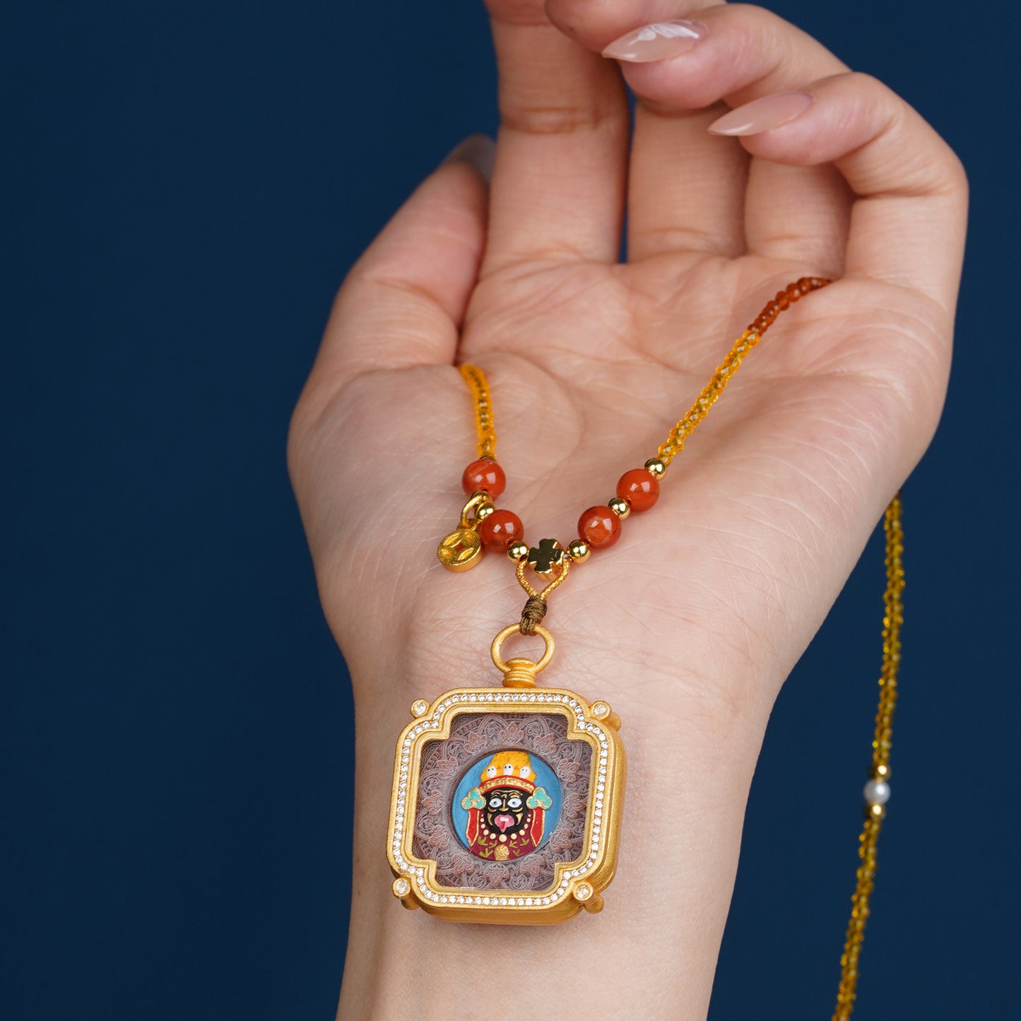 Tibetan Pendant Necklace — Zakiram Amulet