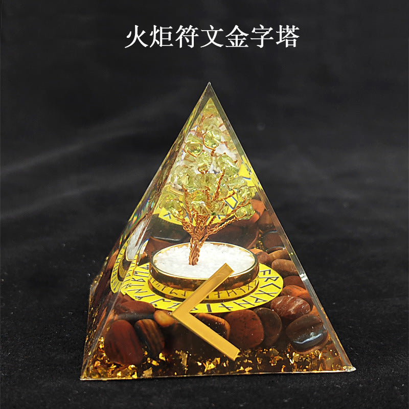 Crystal Pyramid(6CM)-24set