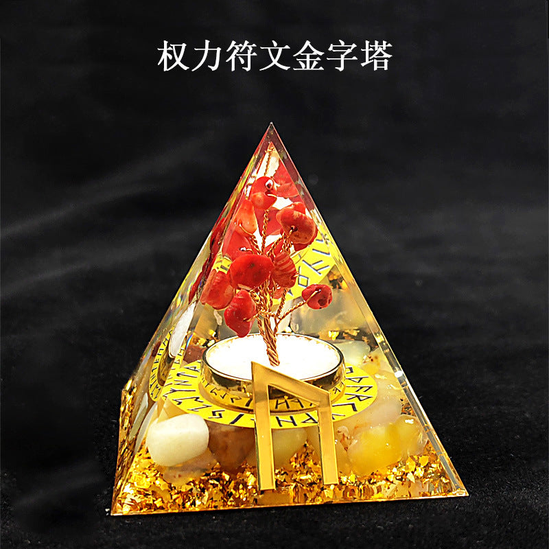 Crystal Pyramid(6CM)-24set