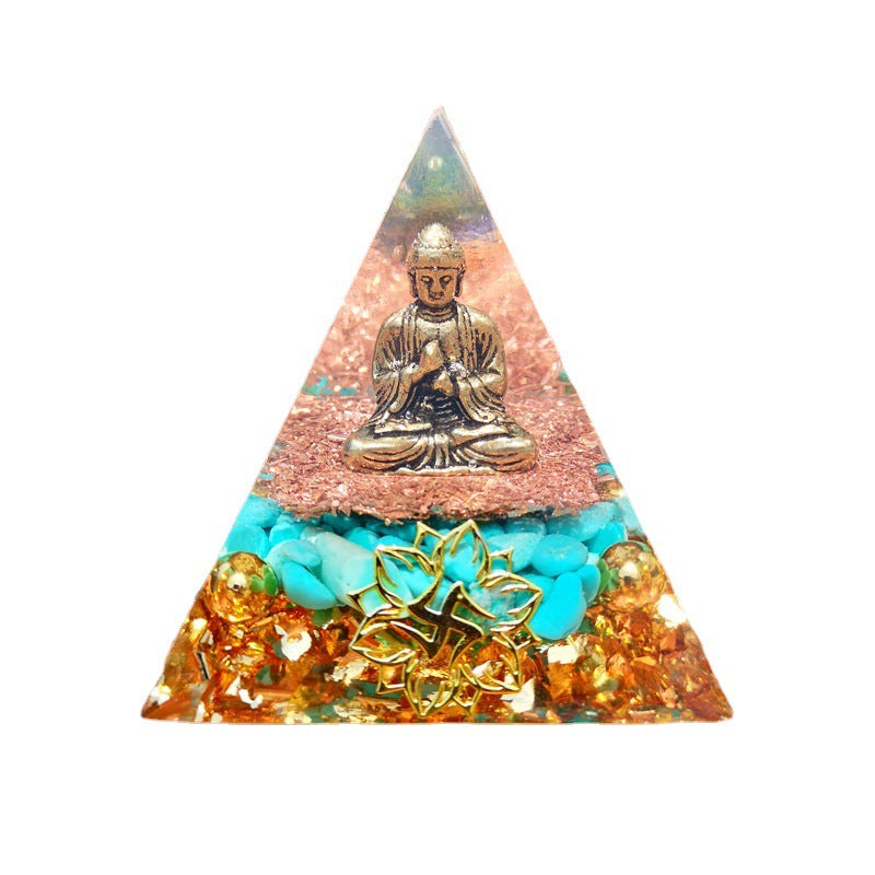 Crystal Pyramid Buddha(6CM)