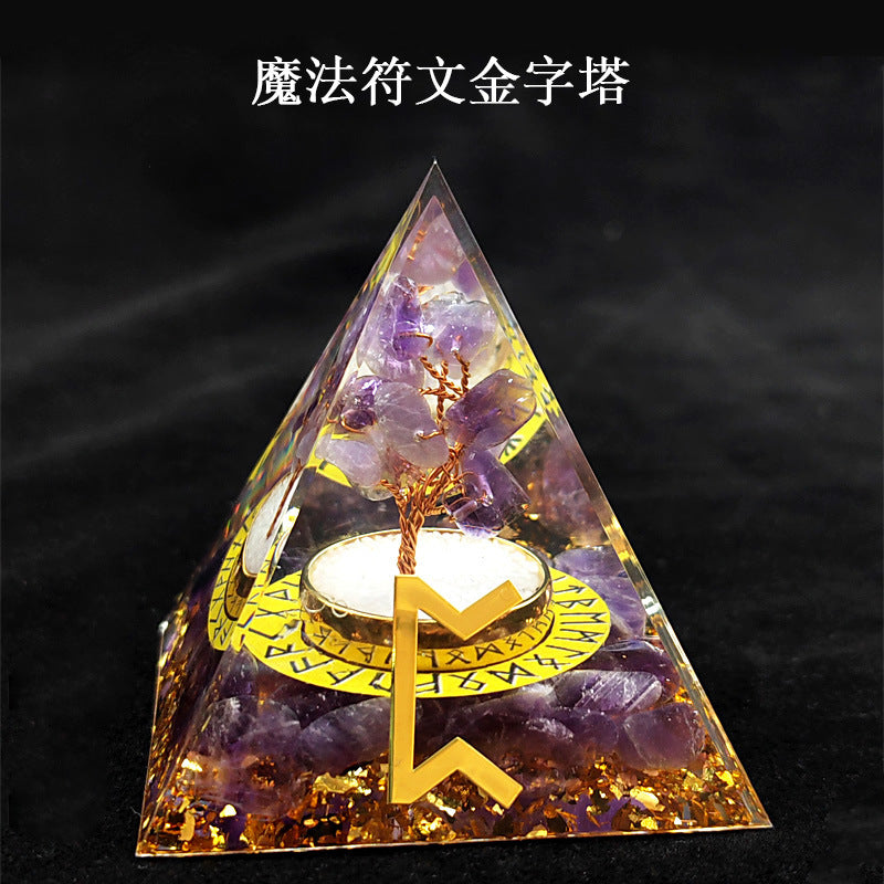 Crystal Pyramid(6CM)-24set