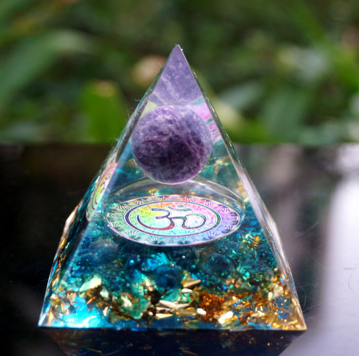 Crystal Pyramid(5CM/6CM)-Lotus