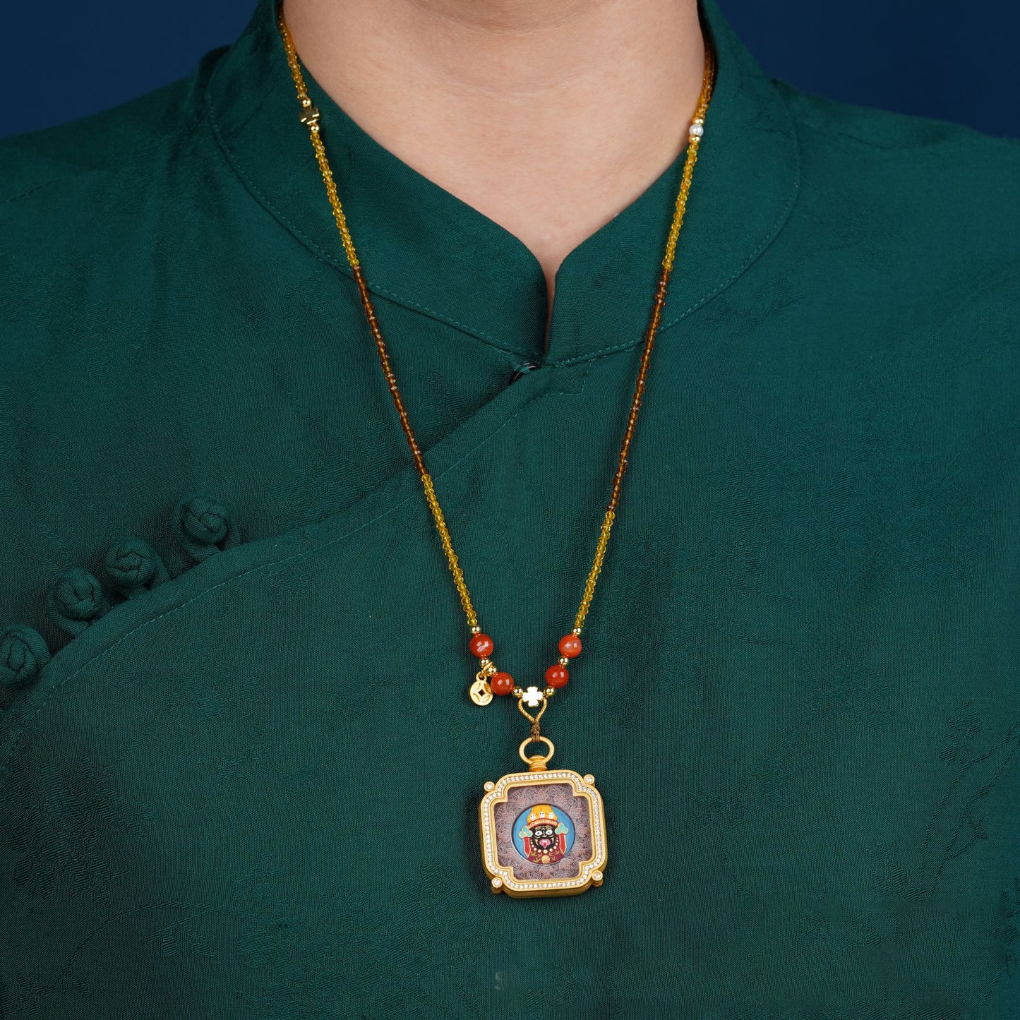 Tibetan Pendant Necklace — Zakiram Amulet