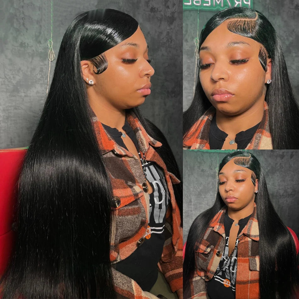 Straight Lace Front Wigs Human Hair