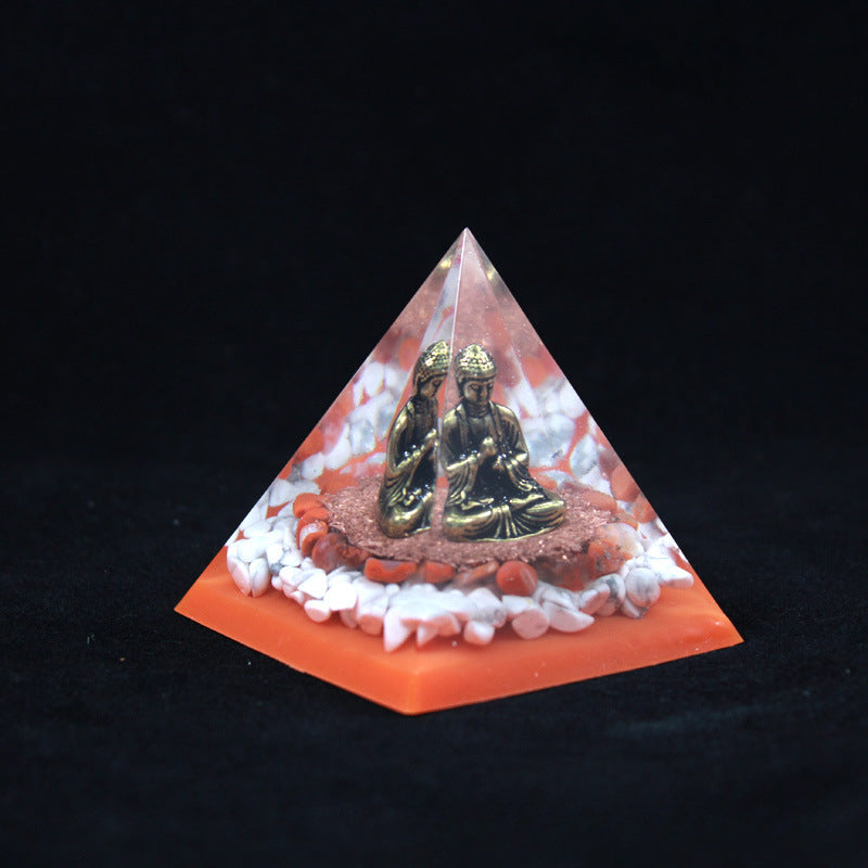 Buddha Crystal Pyramid(6CM)