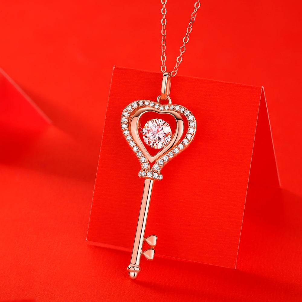 S925 Silver Moissanite Necklace with 1ct Brilliance, Eternal Charm