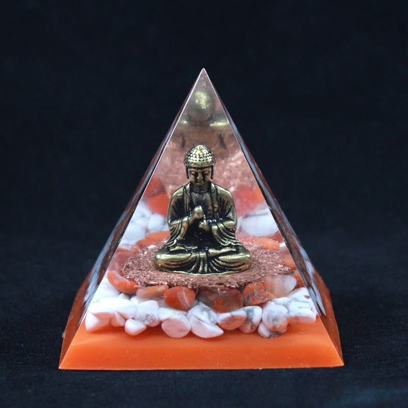 Buddha Crystal Pyramid(6CM)