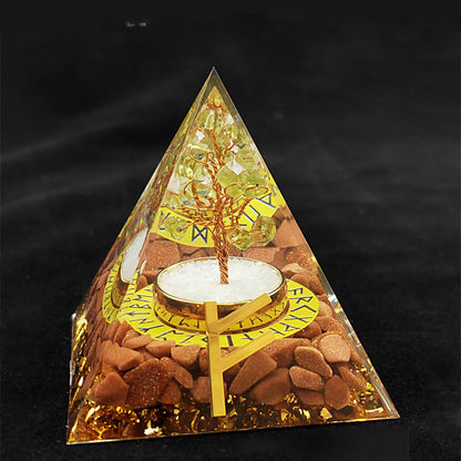 Crystal Pyramid(6CM)-24set