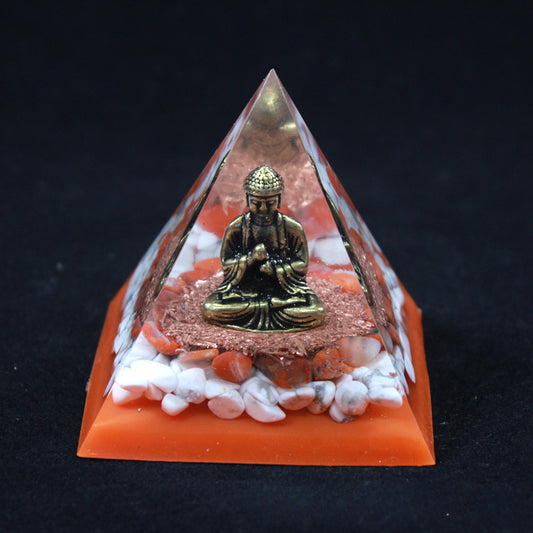 Buddha Crystal Pyramid(6CM)