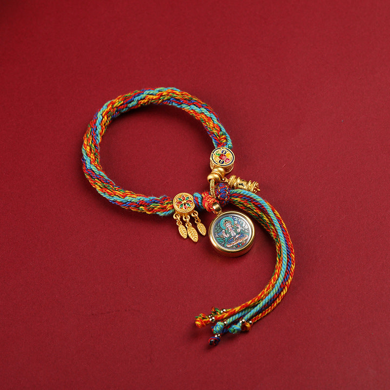 Sacred Zodiac Guardians Thangka Bracelet