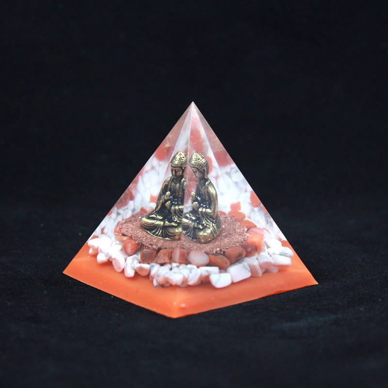 Buddha Crystal Pyramid(6CM)