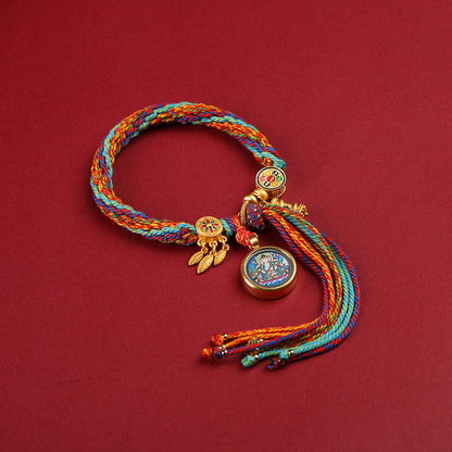 Sacred Zodiac Guardians Thangka Bracelet