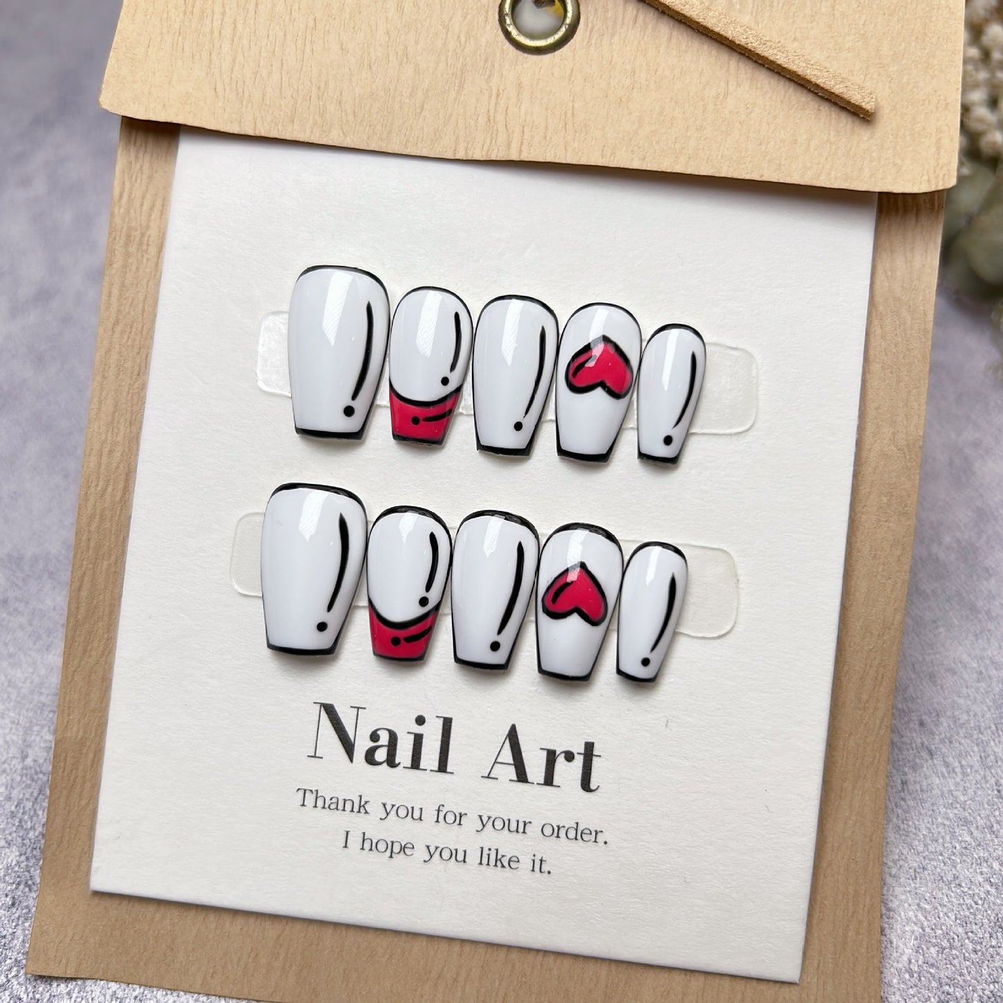 Press on nail-385