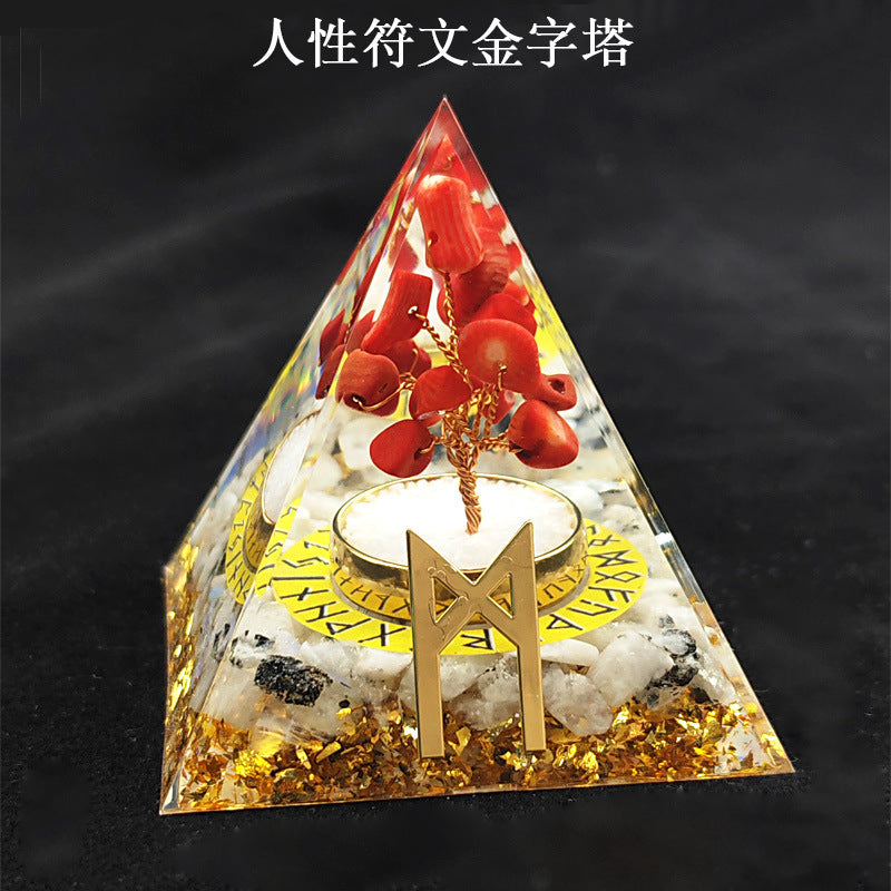 Crystal Pyramid(6CM)-24set