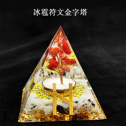 Crystal Pyramid(6CM)-24set