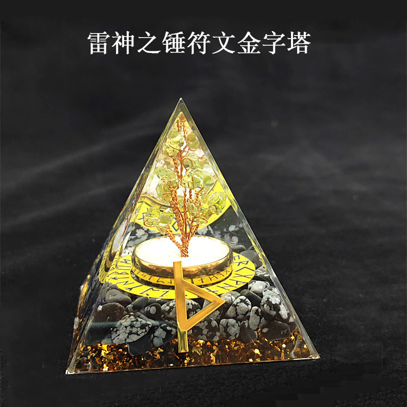 Crystal Pyramid(6CM)-24set