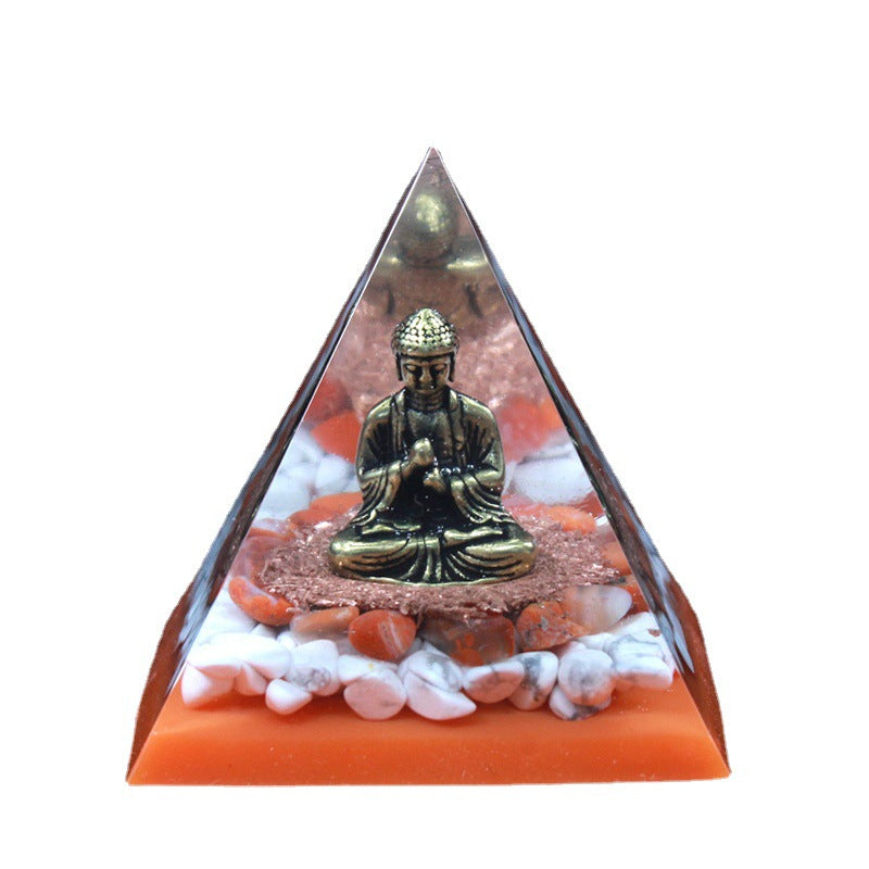 Buddha Crystal Pyramid(6CM)