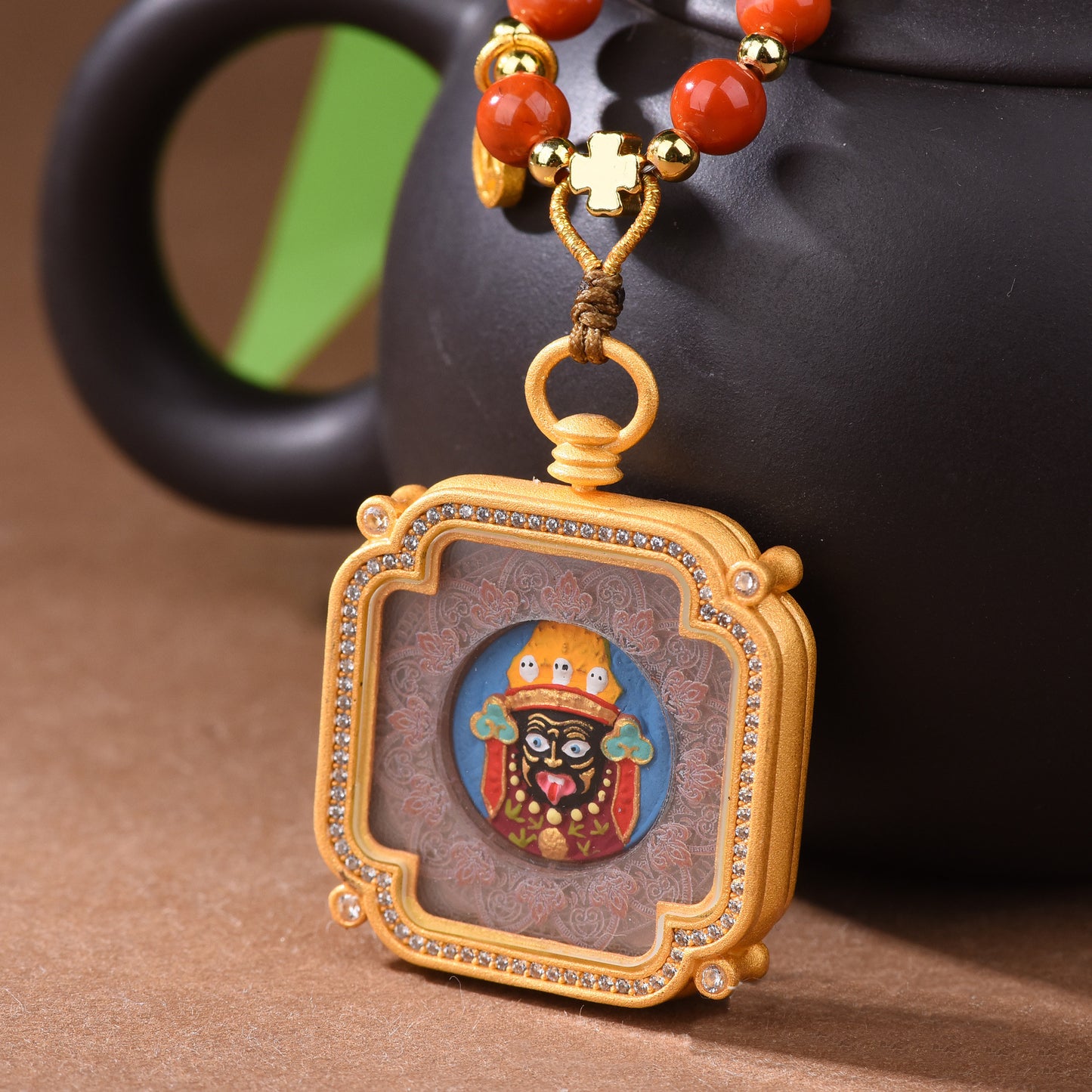 Tibetan  Pendant Necklace — Zakiram Amulet