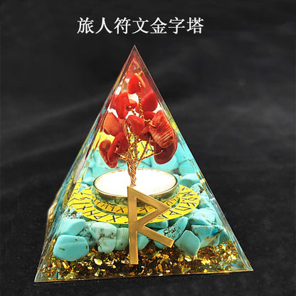 Crystal Pyramid(6CM)-24set