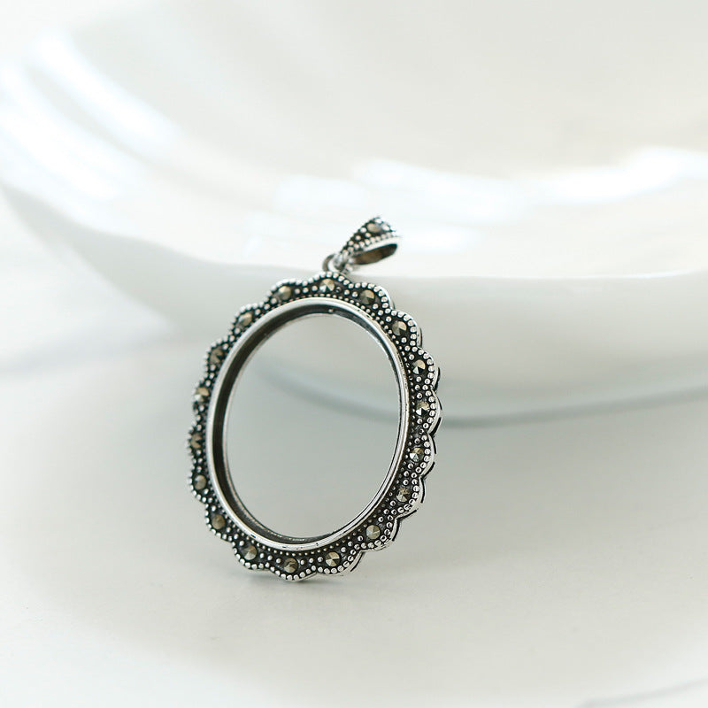 S925 Sterling Silver Pendant Holder without Chain (F098)