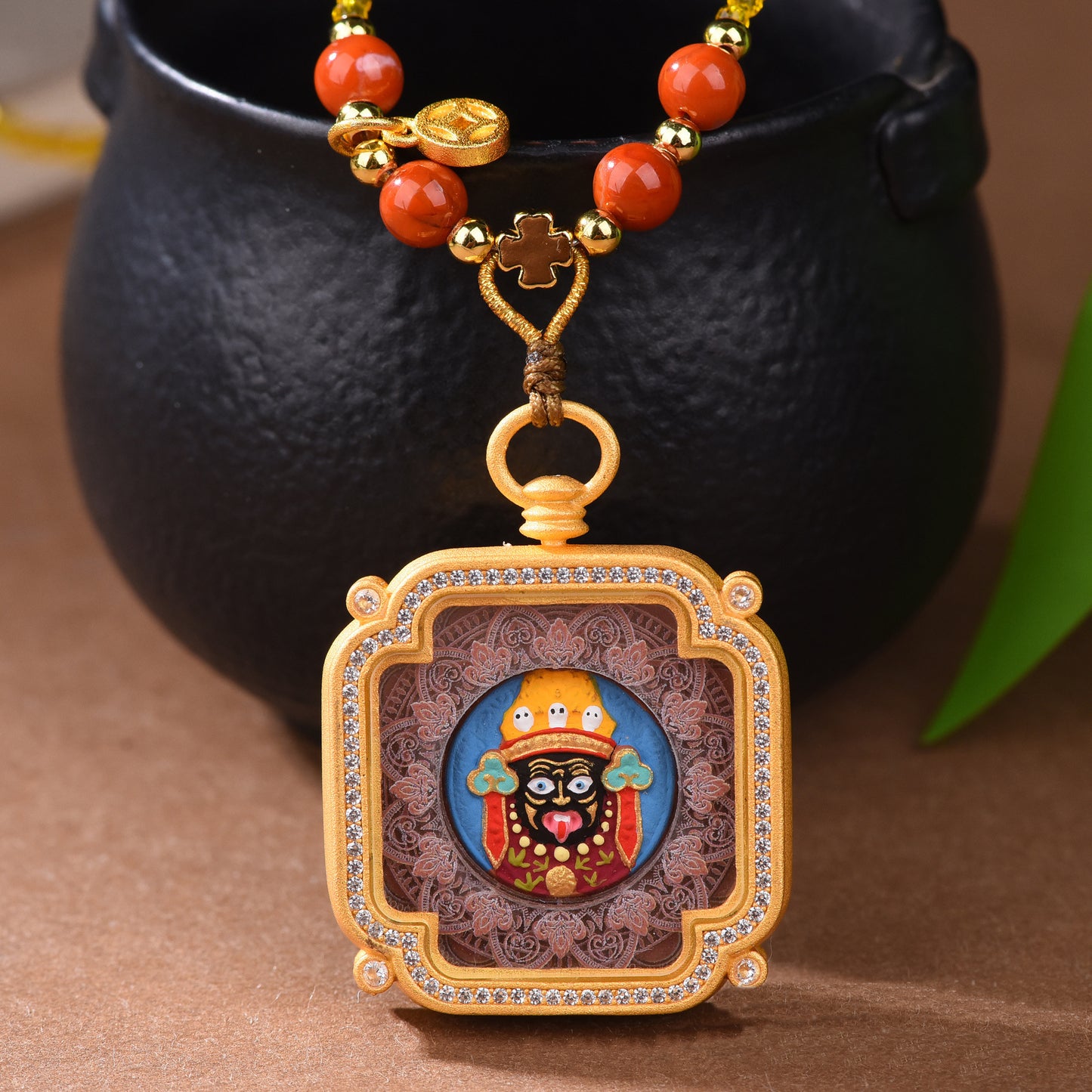 Tibetan  Pendant Necklace — Zakiram Amulet
