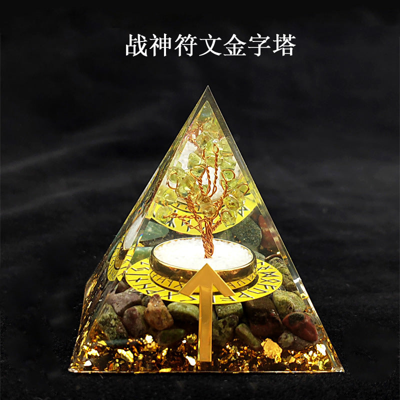 Crystal Pyramid(6CM)-24set