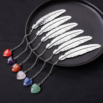 Feather Bookmark Crystal Decoratioin