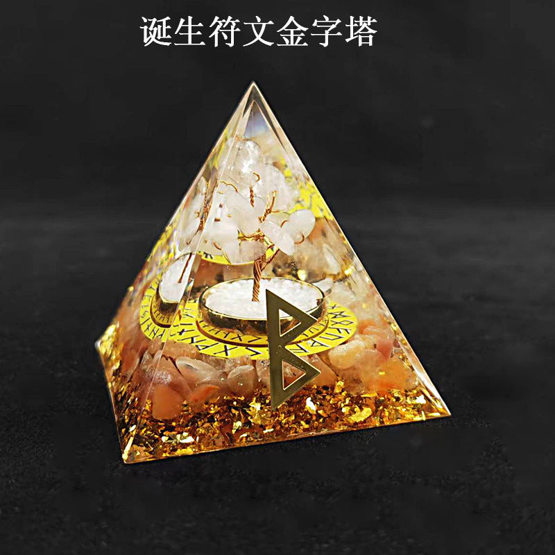 Crystal Pyramid(6CM)-24set