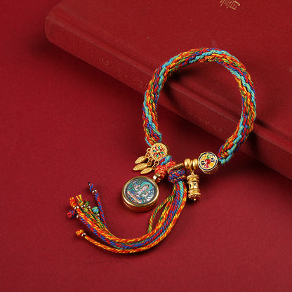 Sacred Zodiac Guardians Thangka Bracelet