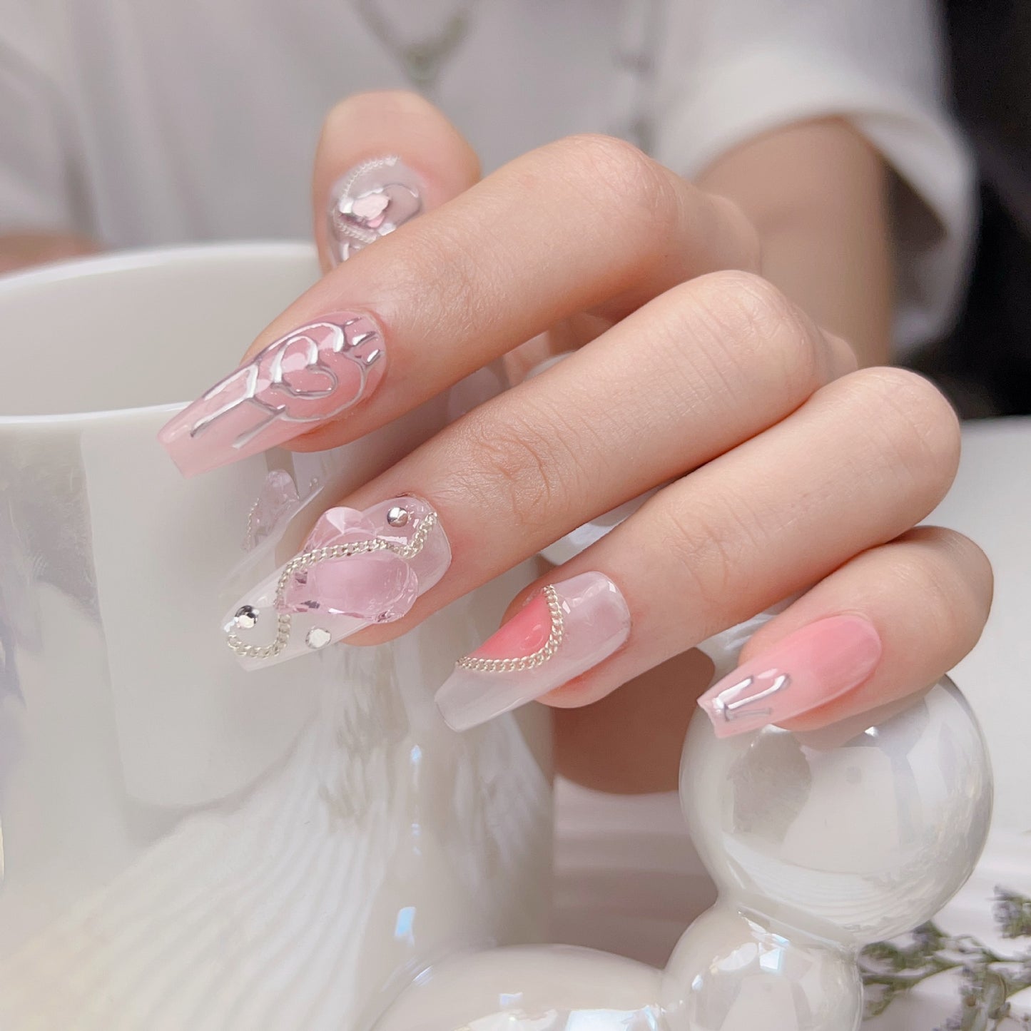 Press on nail-084