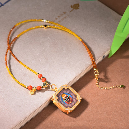 Tibetan  Pendant Necklace — Zakiram Amulet