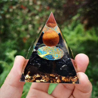 Crystal Pyramid(5CM/6CM)-Lotus