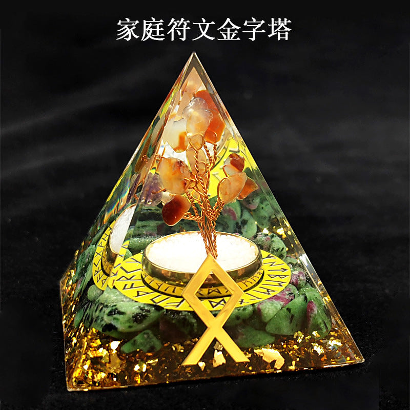 Crystal Pyramid(6CM)-24set