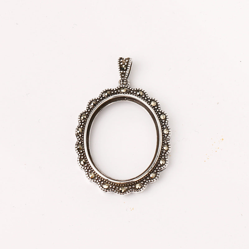 S925 Sterling Silver Pendant Holder without Chain (F098)