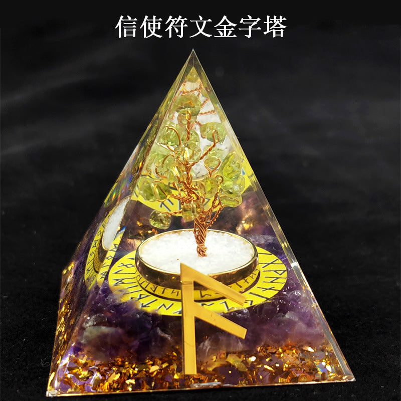 Crystal Pyramid(6CM)-24set