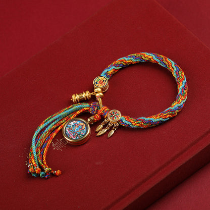 Sacred Zodiac Guardians Thangka Bracelet