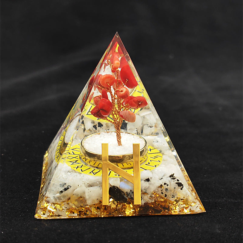 Crystal Pyramid(6CM)-24set