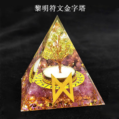 Crystal Pyramid(6CM)-24set