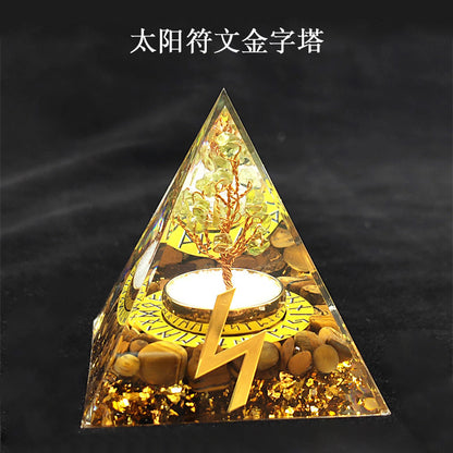 Crystal Pyramid(6CM)-24set