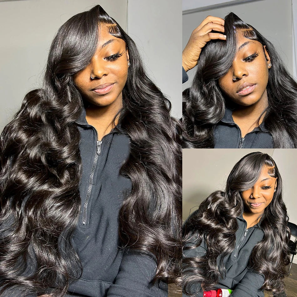 Body Wave Human Hair Wigs Brazilian Remy Water Wave