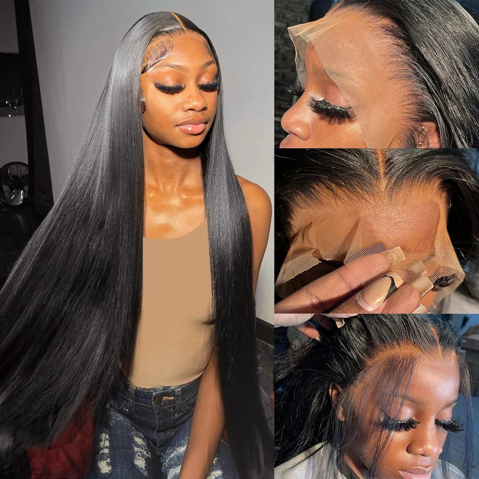 Straight Lace Front Wigs Human Hair