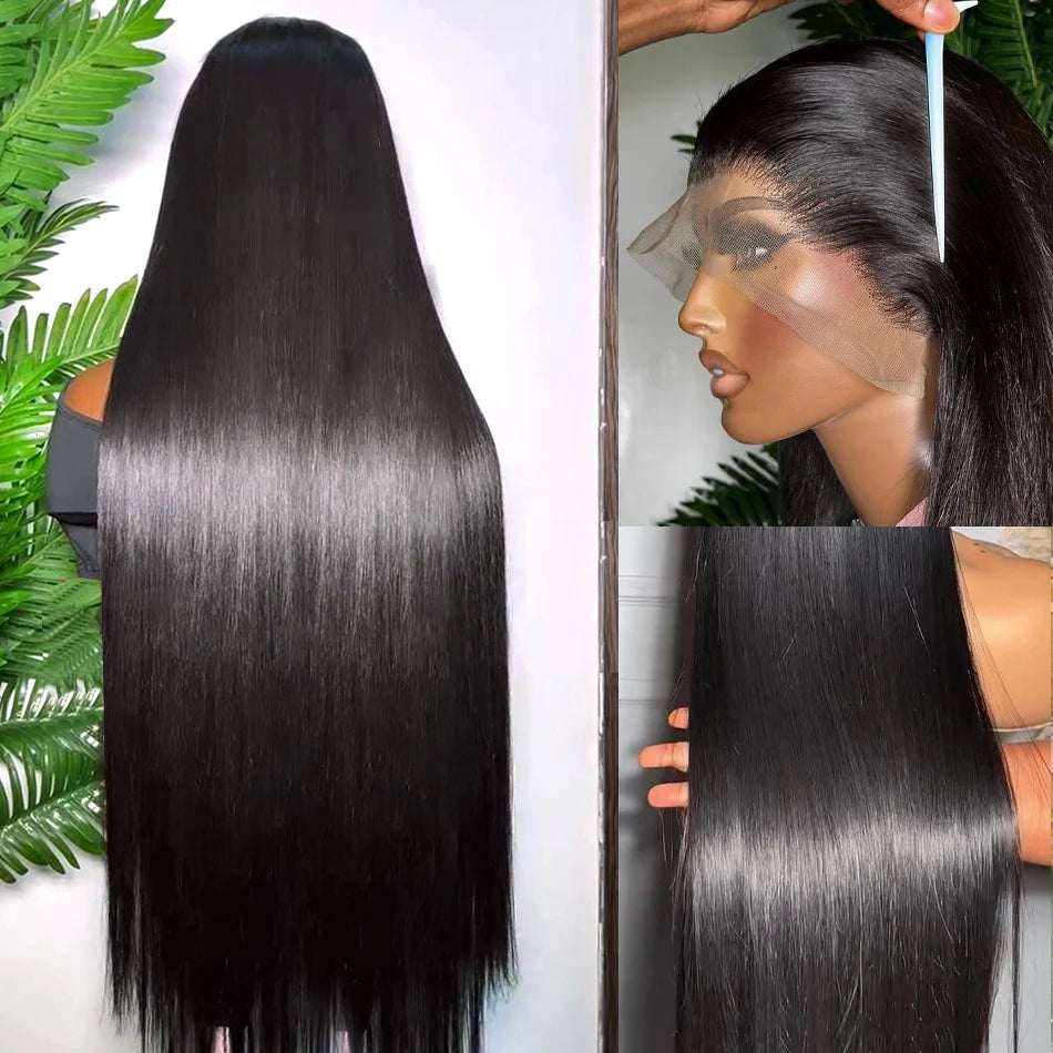 Straight Lace Front Wigs Human Hair