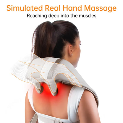 Mebak N1Cervical Massager Electric Neck Back Massager Pillow 4D