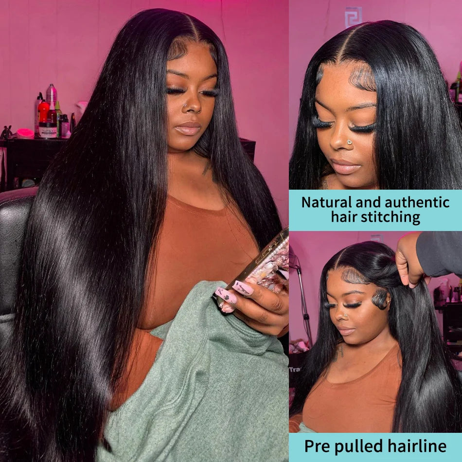 Straight Lace Front Wigs Human Hair