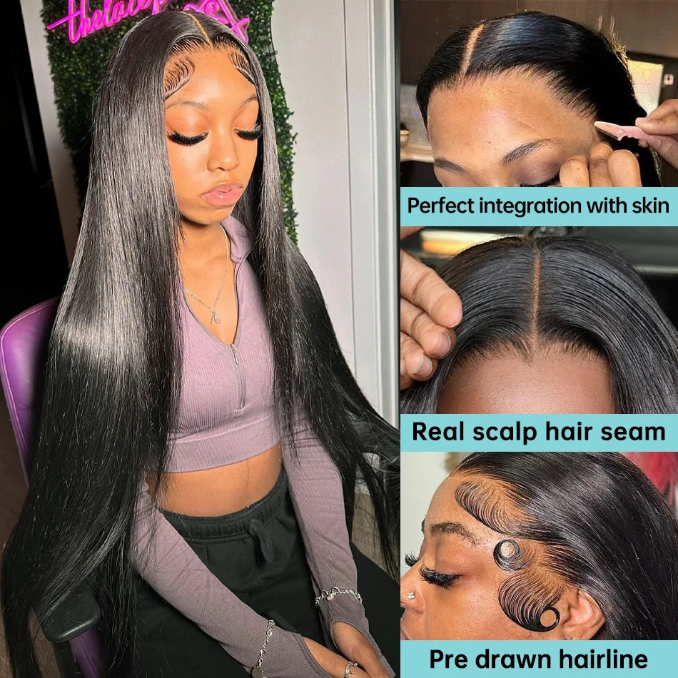 Straight  Lace Frontal Human Hair