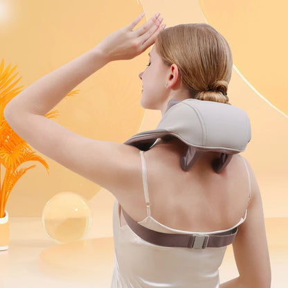 Neck and Back Massager 5D Kneading Massage Pillow