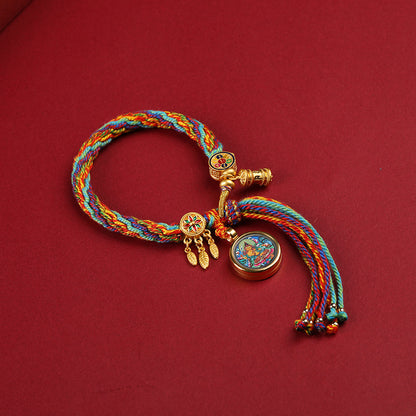 Sacred Zodiac Guardians Thangka Bracelet