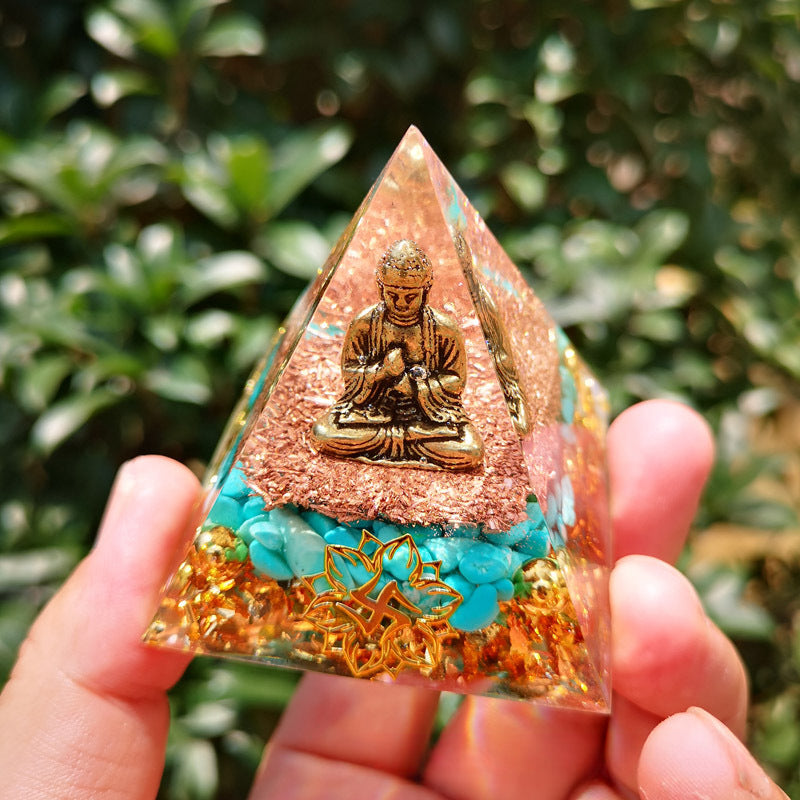 Crystal Pyramid Buddha(6CM)